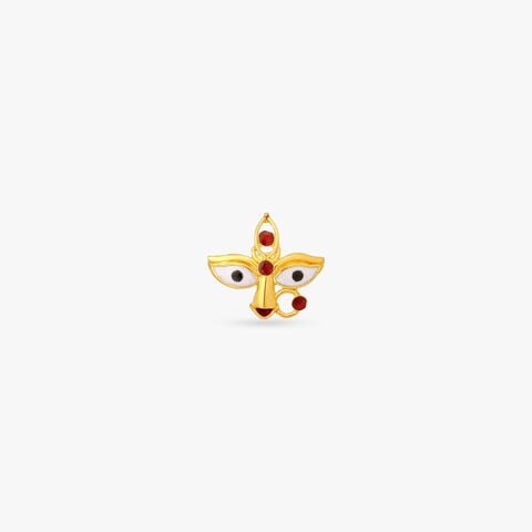 Divine Kali Gold Nose Pin