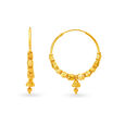 22 Karat Gold Hoop Earrings,,hi-res image number null