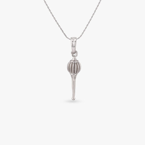 Veer Hanuman Silver Pendant