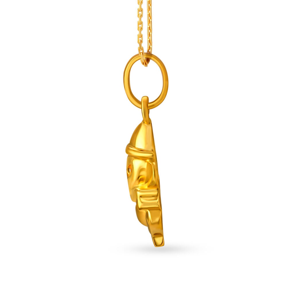 Tanishq gold ganesh pendant hot sale