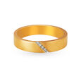 Exquisite 18 Karat Yellow Gold And Diamond Finger Ring,,hi-res image number null
