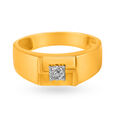 Square Pattern Diamond Finger Ring For Men,,hi-res image number null