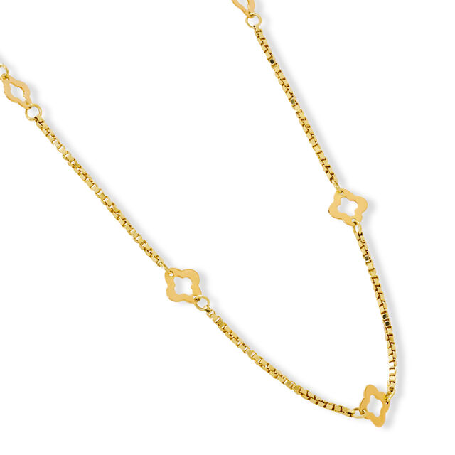 Mia Sutra DIY with Clover Shape Motif Multiple Stacking Charm Chain,,hi-res image number null