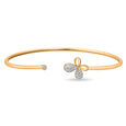 Mamma Mia 14 KT Yellow Gold Free Spirit  Bangle,,hi-res image number null