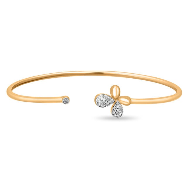 Mamma Mia 14 KT Yellow Gold Free Spirit  Bangle,,hi-res image number null