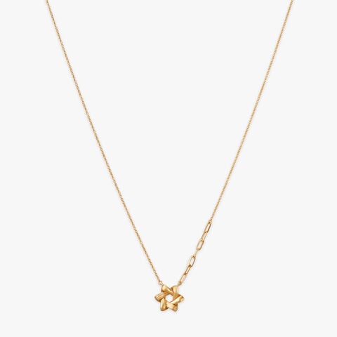 Layered Circle Gold Necklace