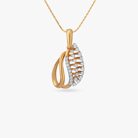 Serene Loop Diamond Pendant