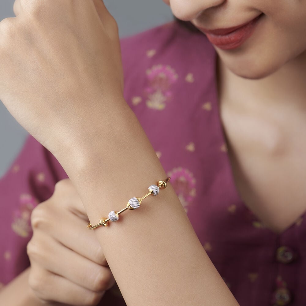 Buy Mia by Tanishq 14KT Yellow Gold Bracelet for Women at Amazon.in