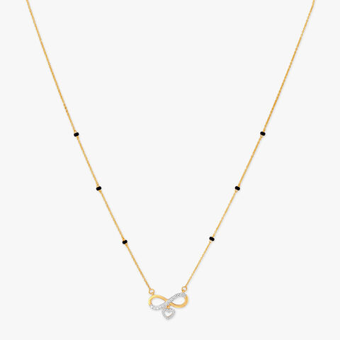 Infinite Heart Diamond Mangalsutra