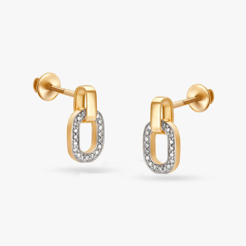 Waterfall Of Grace Diamond Drop Earrings