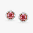 Strawberry Daiquiri Diamond Stud Earrings,,hi-res image number null