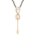 14 Karat Stunning Diamond Mangalsutra,,hi-res image number null