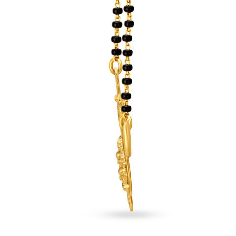Devotional Gold Lakshmi Thali Pendant