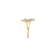 14 KT Yellow Gold Elegant Diamond Ring,,hi-res image number null