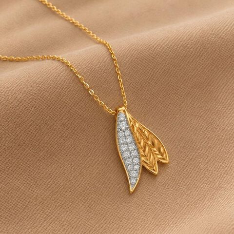 Veiled Spark Diamond Pendant