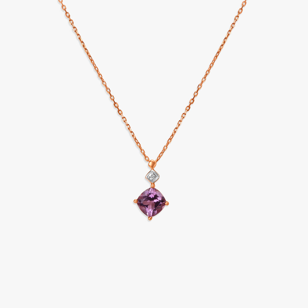Amethyst pendant tanishq hotsell