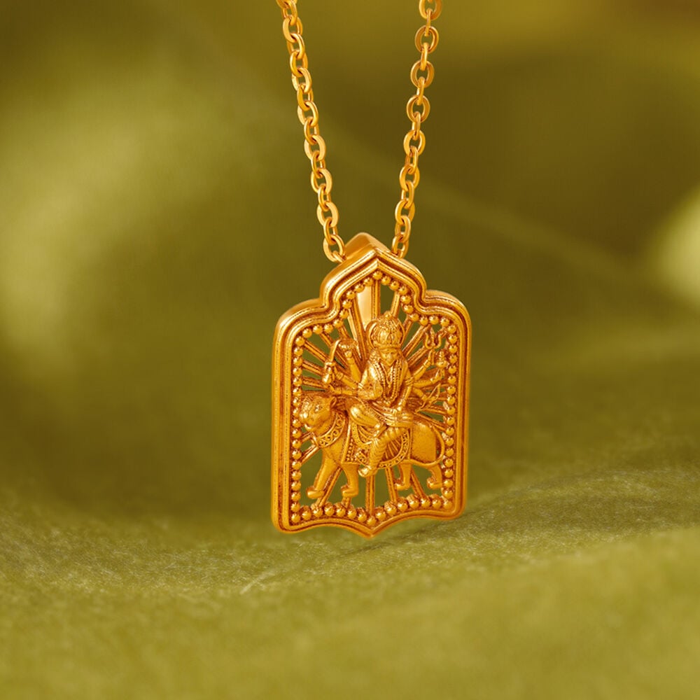 Durga pendant gold discount tanishq