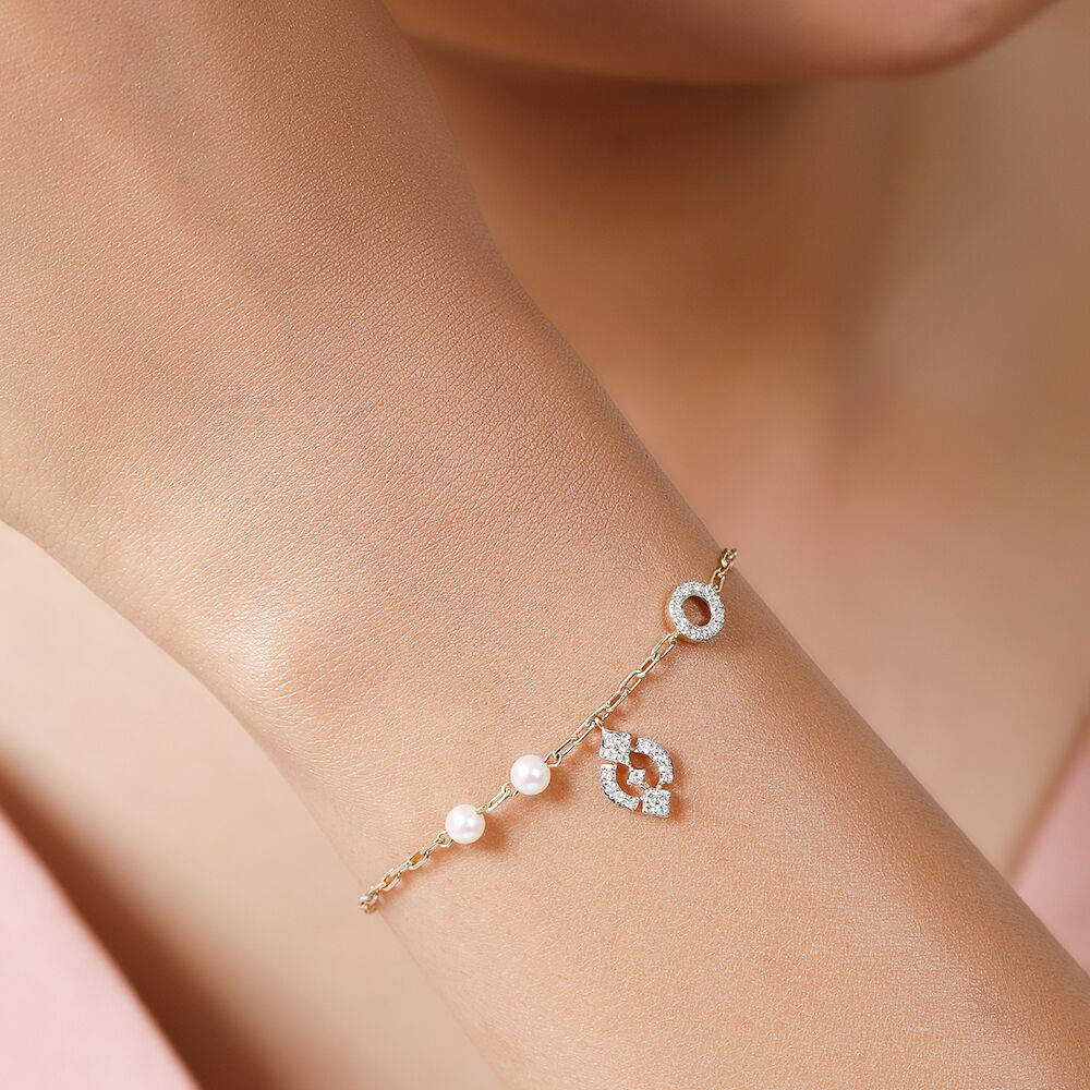 Pearl Tennis Bracelet – Goldenerre