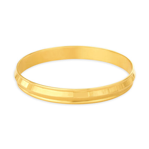 Gleaming Grace Gold Kada for Men