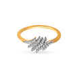 18kt Yellow Gold & Diamond Encrusted Finger Ring,,hi-res image number null