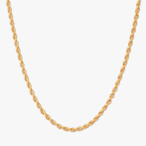 Titan Twist Gold Chain for Men