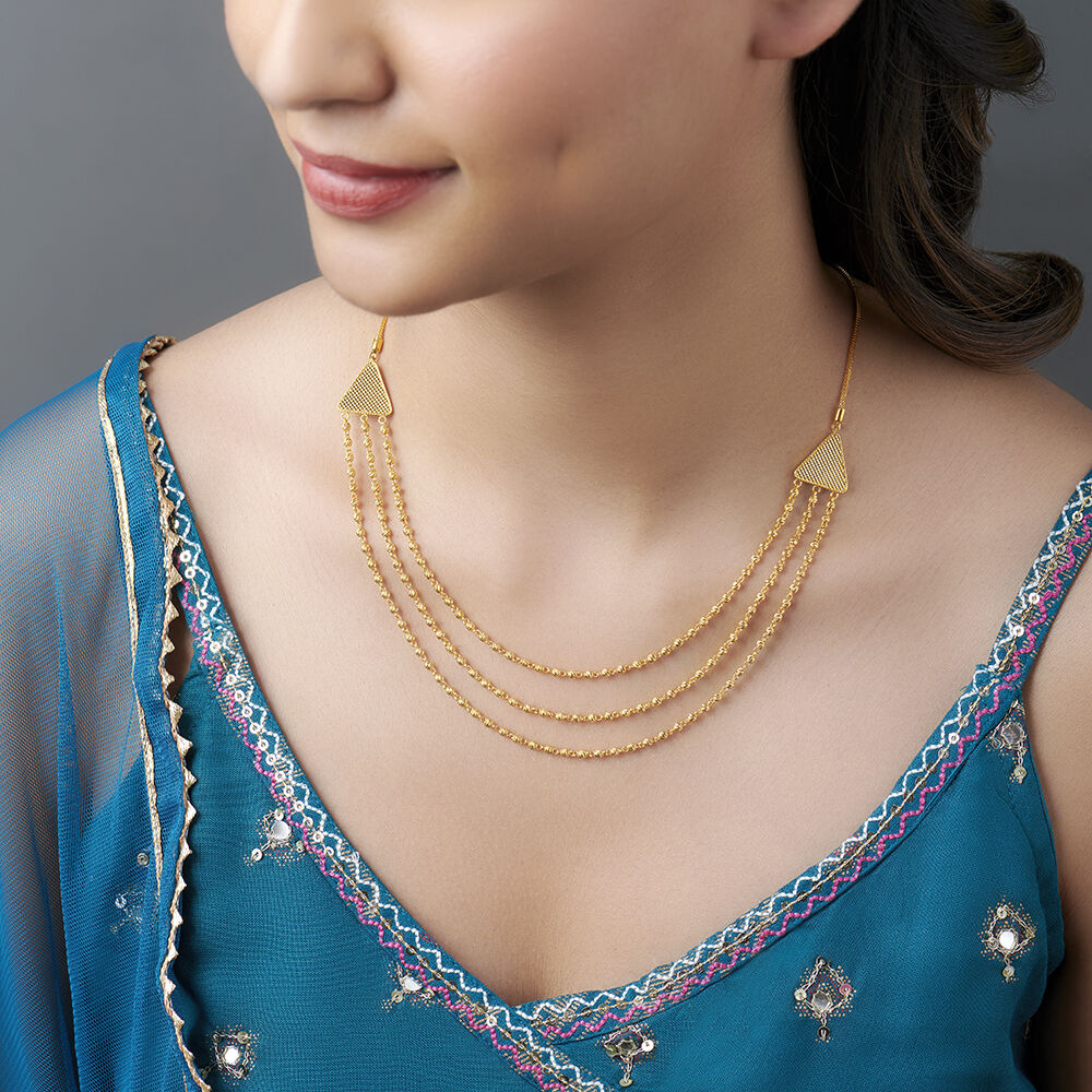 Tiered necklace sales