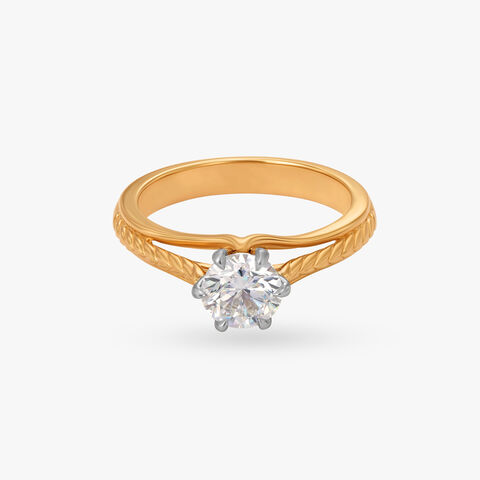 Luminous Elegance Celeste Solitaire Ring