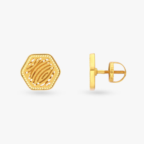 Iconic Gold Stud Earrings