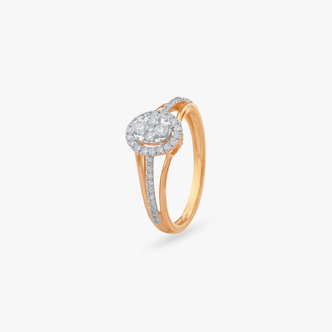 Oval Halo Diamond Ring