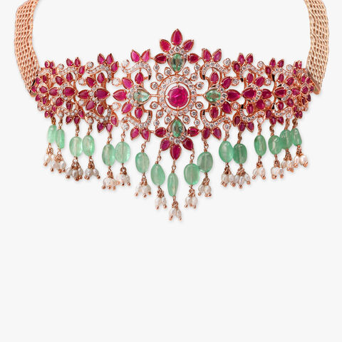 Verdant Cascade Diamond Necklace