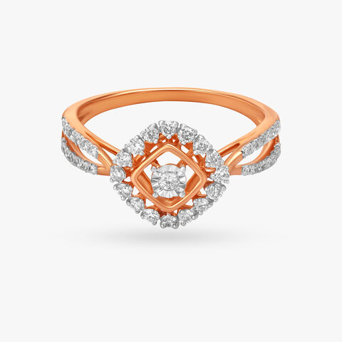 Dazzling Intricate Diamond Finger Ring