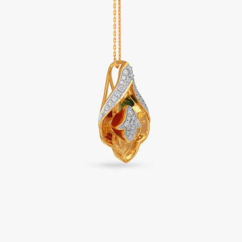 Spectrum Halo Diamond Pendant