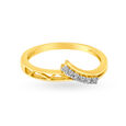 Traditional Eternity Diamonds Gold Finger Ring,,hi-res image number null