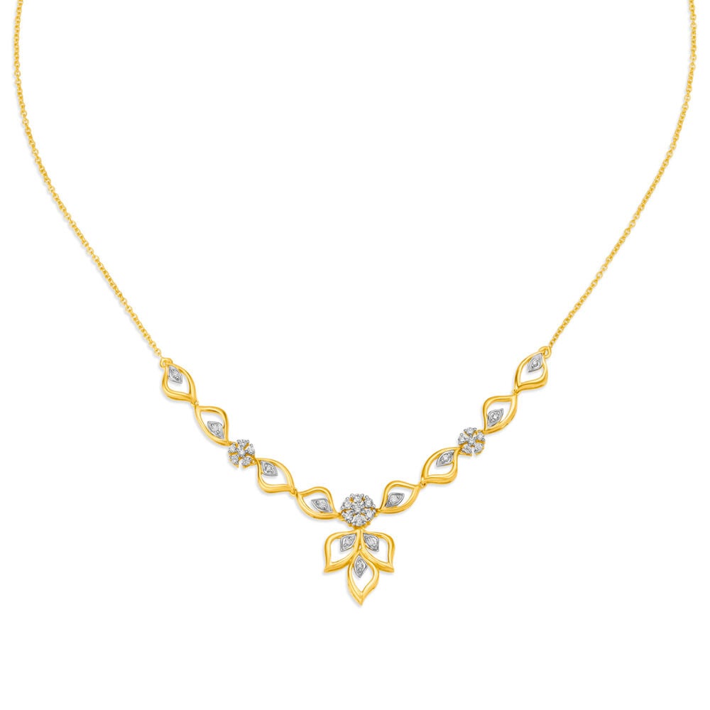 18 carat sales gold necklace set