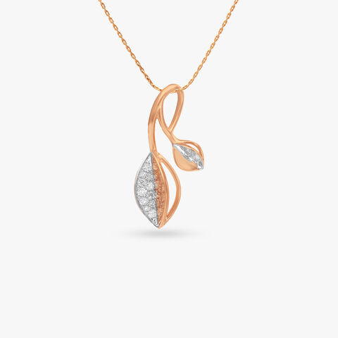 Silent Vein Diamond Pendant