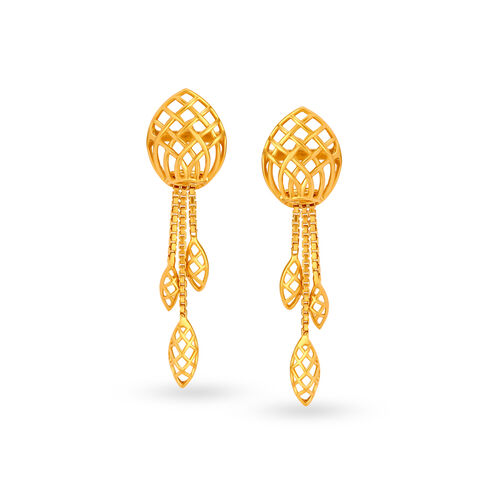 Mesmerising Gold Drop Earrings