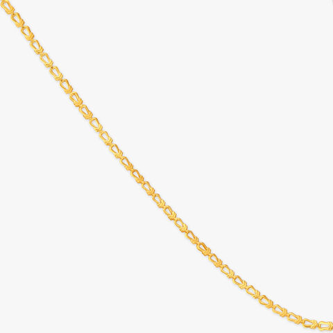 Geometric Link Gold Chain