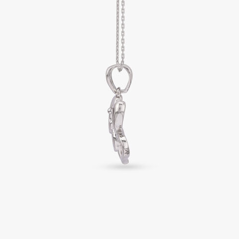 Divine Ganesha Silver Pendant