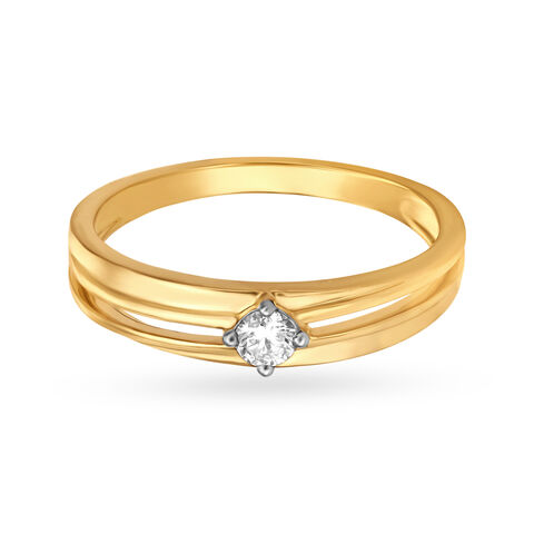 Stunning Gold and Diamond Finger Ring for men