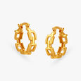 Charming Link Hoop Earrings,,hi-res image number null