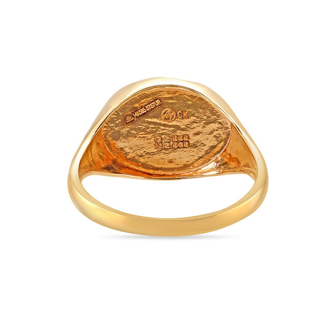 14 KT Yellow Gold Bold Stripes Ring,,hi-res image number null