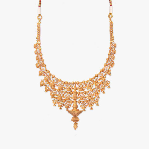 Jyoti Kalash Gold Necklace set