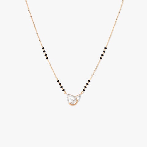 Petal Embrace Diamond Mangalsutra