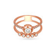 Modern Cluster Look Diamond Finger Ring,,hi-res image number null