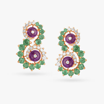 A Slip of Glitter! Stud Earrings