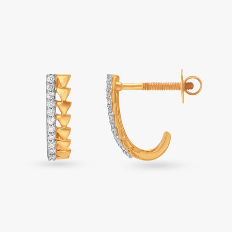 An Array of Diamonds Stud Earrings