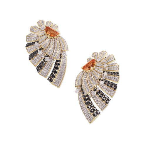 Citrine Crest Earrings