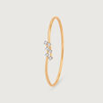The Ethereal Elegance 14Kt Diamond Bangle,,hi-res image number null