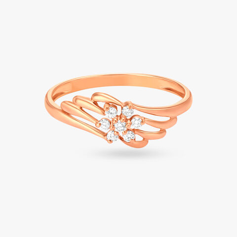 Springtide Flower Diamond Ring
