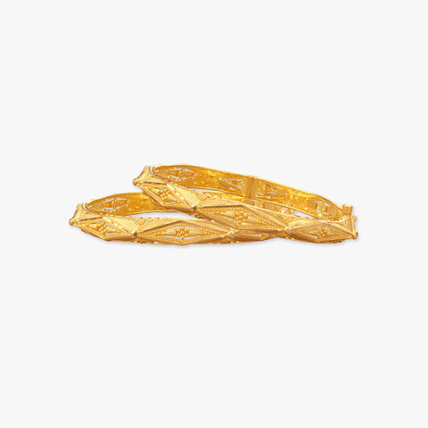 Mithila Muse Gold Bangles